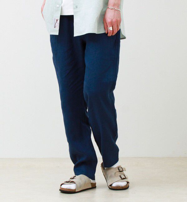 GLOSTER「【リネン100％/夏の定番】リネンイージーパンツ」|チノ|