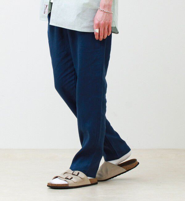 GLOSTER「【リネン100％/夏の定番】リネンイージーパンツ」|チノ|