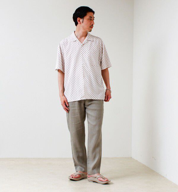 GLOSTER「【リネン100％/夏の定番】リネンイージーパンツ」|チノ|