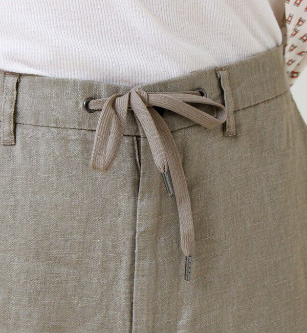 GLOSTER「【リネン100％/夏の定番】リネンイージーパンツ」|チノ|
