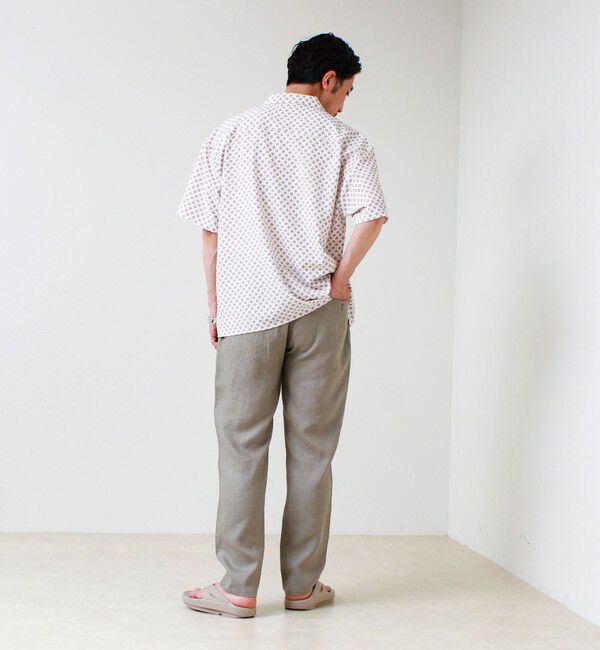 GLOSTER「【リネン100％/夏の定番】リネンイージーパンツ」|チノ|