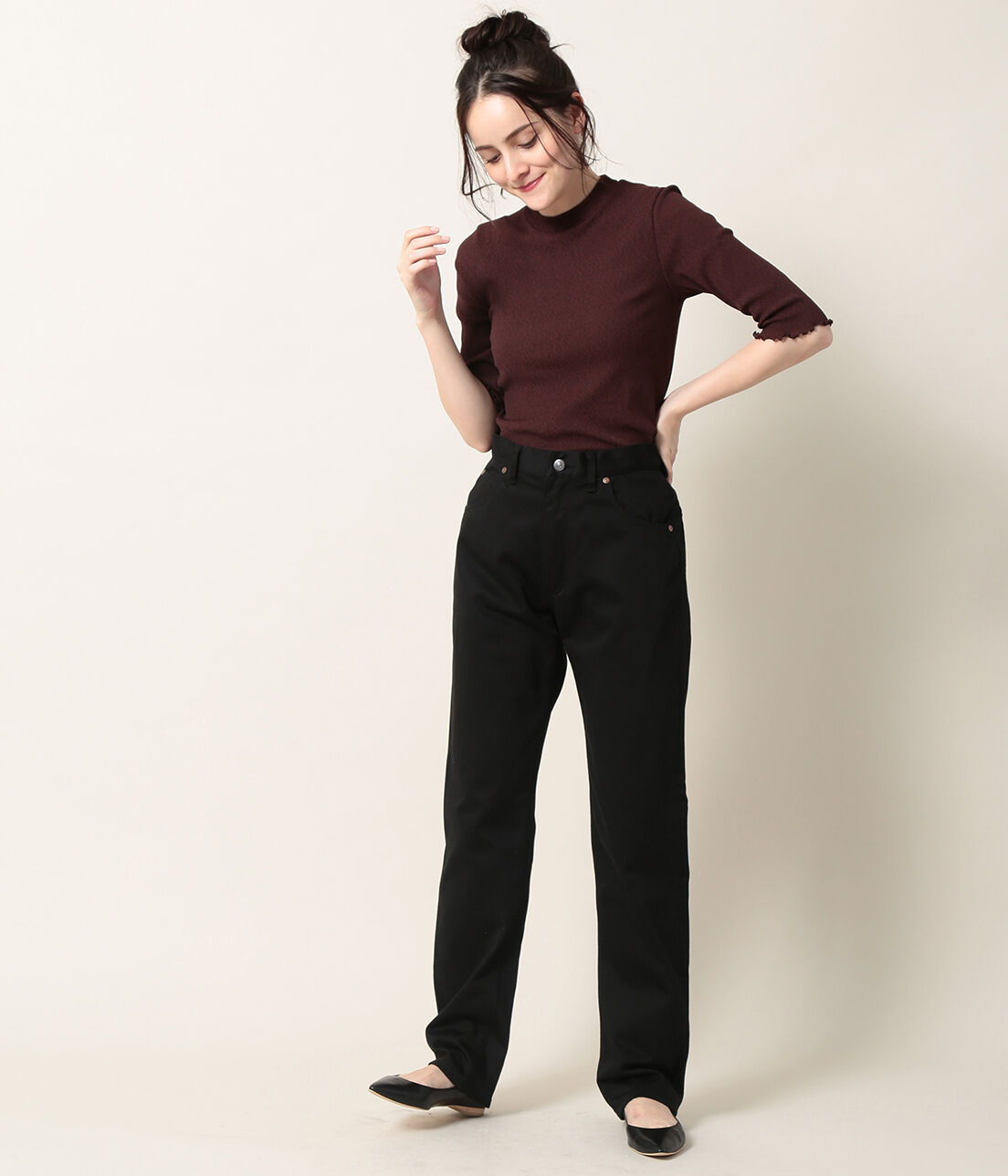 SALON adam et rope'「【ANATOMICA】別注 618 MARILYN II SATIN」|デニム|