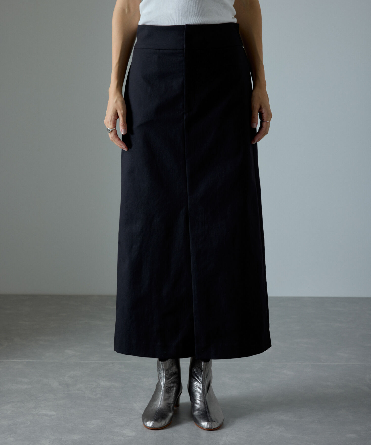 SALON adam et rope'「ハイウエストナロースタイルアップスカート」|スカート|