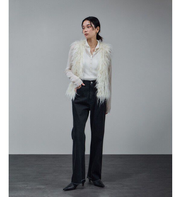 SALON adam et rope'「COTTON USAセミフレアデニム 3」|デニム|