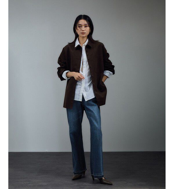 SALON adam et rope'「COTTON USAセミフレアデニム 3」|デニム|