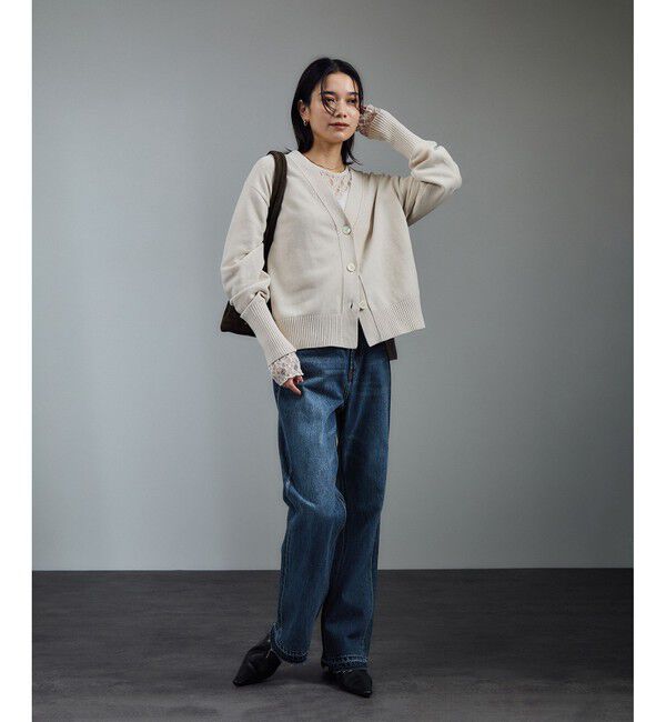 SALON adam et rope'「COTTON USAセミフレアデニム 3」|デニム|