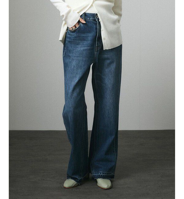 SALON adam et rope'「COTTON USAセミフレアデニム 3」|デニム|