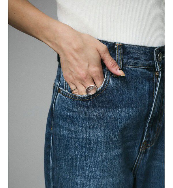 SALON adam et rope'「COTTON USAセミフレアデニム 3」|デニム|