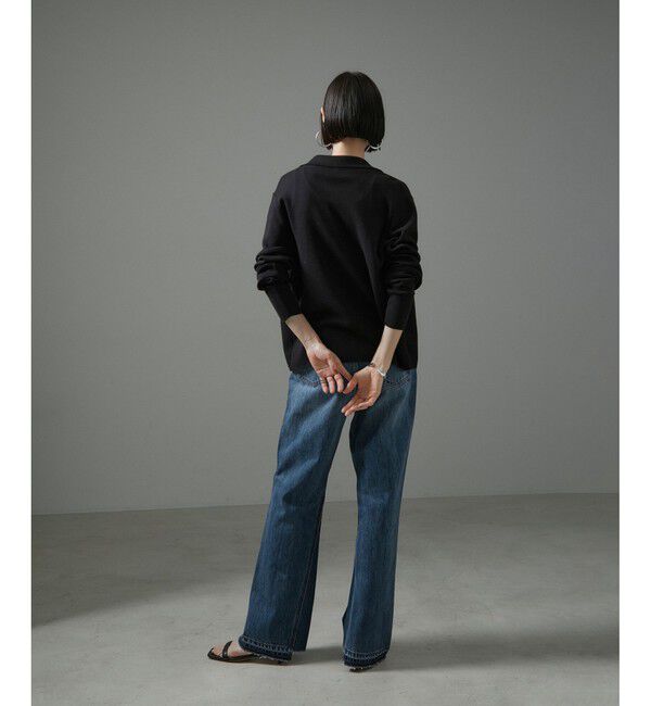 SALON adam et rope'「COTTON USAセミフレアデニム 3」|デニム|