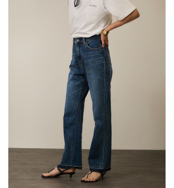 SALON adam et rope'「COTTON USAセミフレアデニム 3」|デニム|