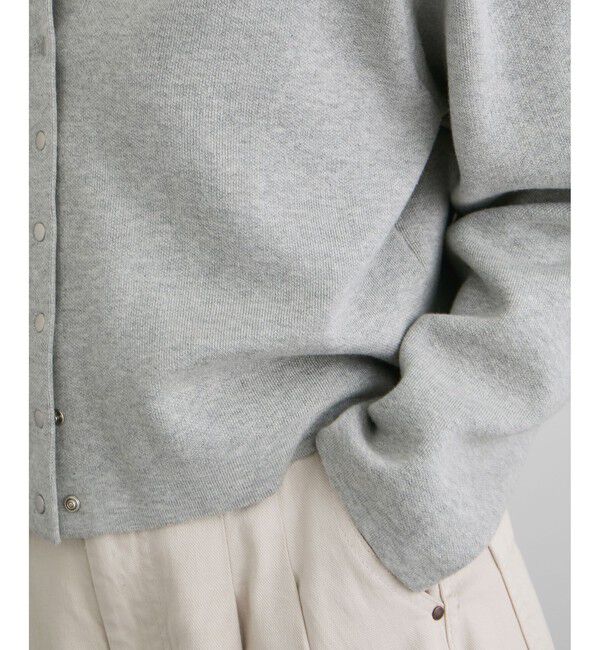 SALON adam et rope'「【WEB・一部店舗限定】ブルジョンボタンクルーネックカーディガン」|カーディガン|