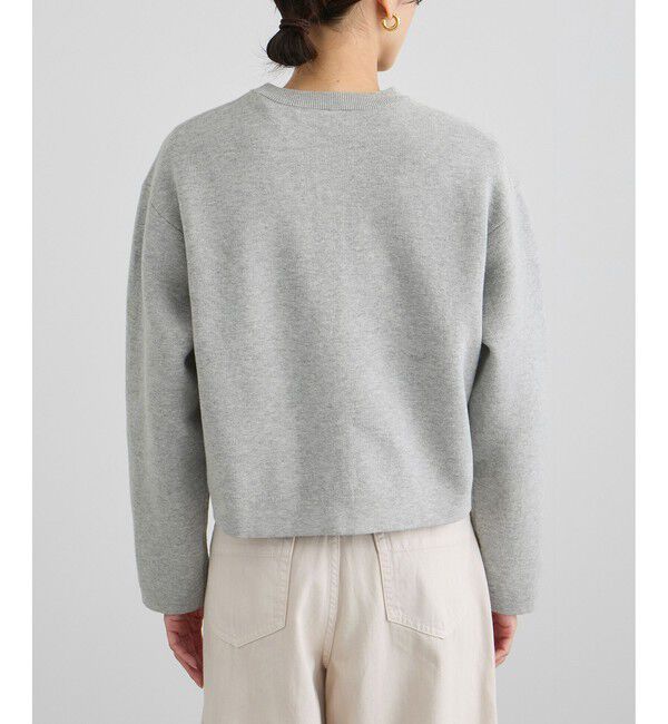 SALON adam et rope'「【WEB・一部店舗限定】ブルジョンボタンクルーネックカーディガン」|カーディガン|