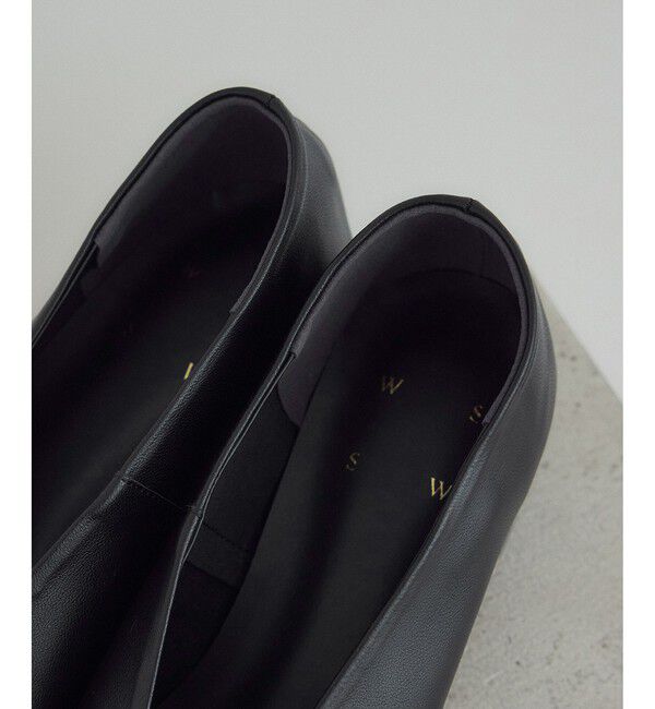 SALON adam et rope'「【W S（ドゥーブル）】ソフトレザーヒールパンプス」|パンプス|