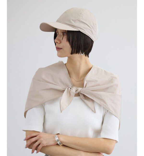 SALON adam et rope'「ストール付き2WAYキャップ / 撥水・UVケア」|キャップ・キャスケット|