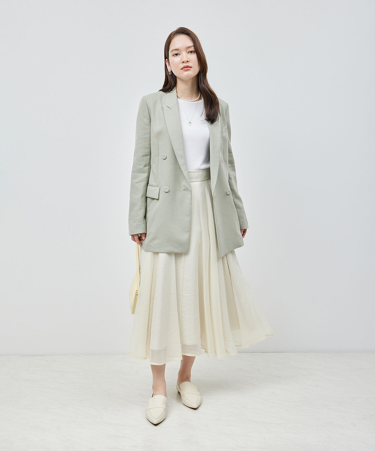 ROPE「ヘビーリネン ダブルジャケット」|テーラードジャケット|