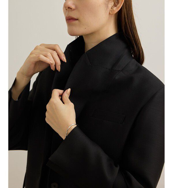 ROPE「シルクウールオーバージャケット」|テーラードジャケット|