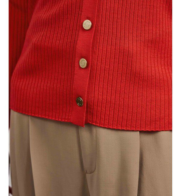 ROPE「ハイゲージワイドリブニットカーディガン」|カーディガン|