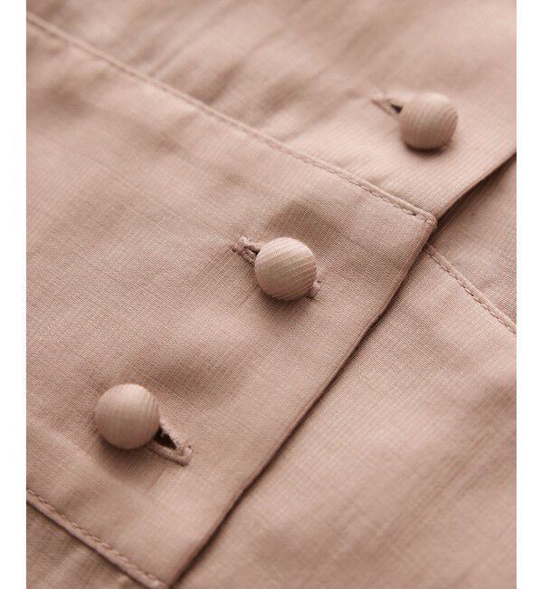 ROPE「カールマイヤーウエストタックペプラムブラウス/イージーケア」|シャツ・ブラウス|