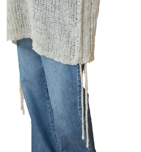 VIS「モヘアタッチシアーニット」|ニット・セーター|