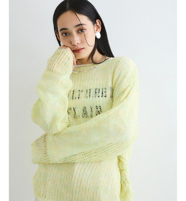 VIS「モヘアタッチシアーニット」|ニット・セーター|