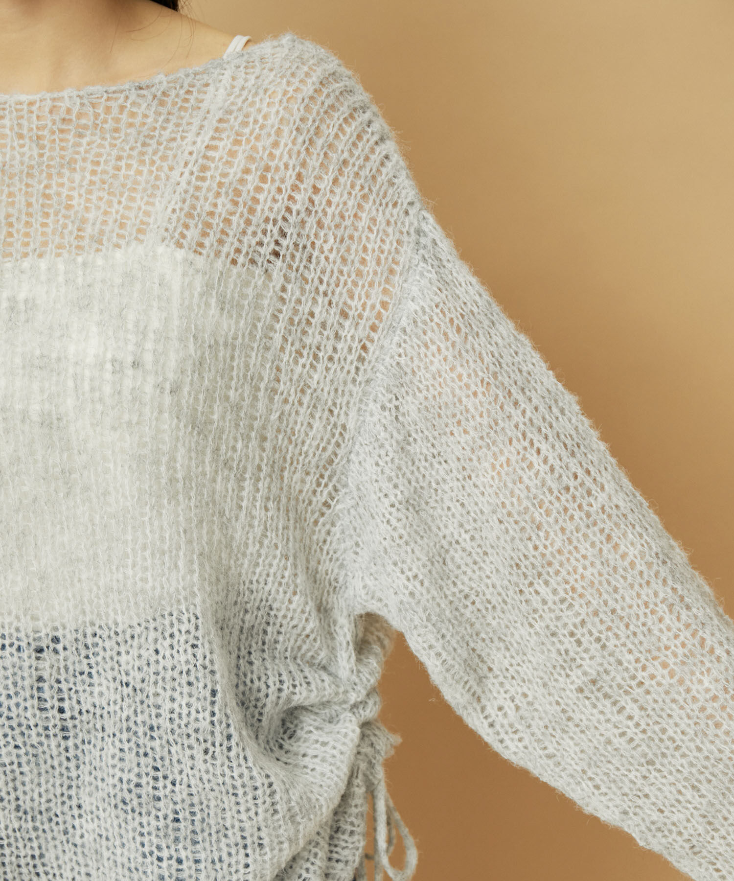 VIS「モヘアタッチシアーニット」|ニット・セーター|