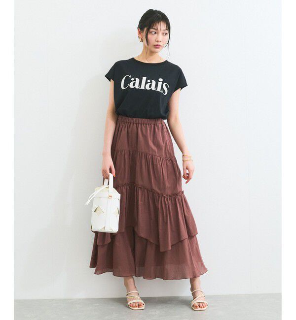 VIS「フレンチスリーブロゴアソートTシャツ」|Tシャツ・カットソー|