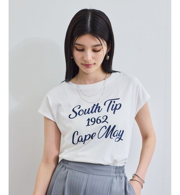 VIS「フレンチスリーブロゴアソートTシャツ」|Tシャツ・カットソー|