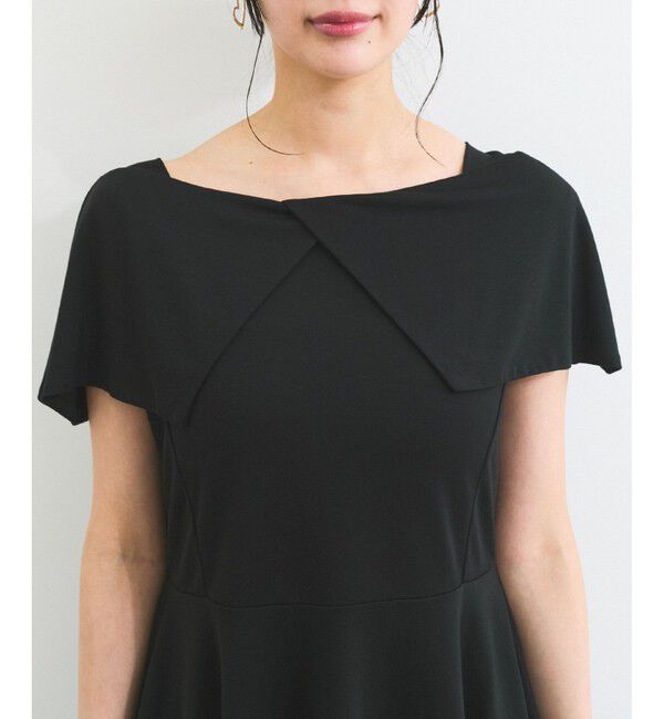 VIS「【WEB限定】ビッグカラーペプラムカットソー」|Tシャツ・カットソー|