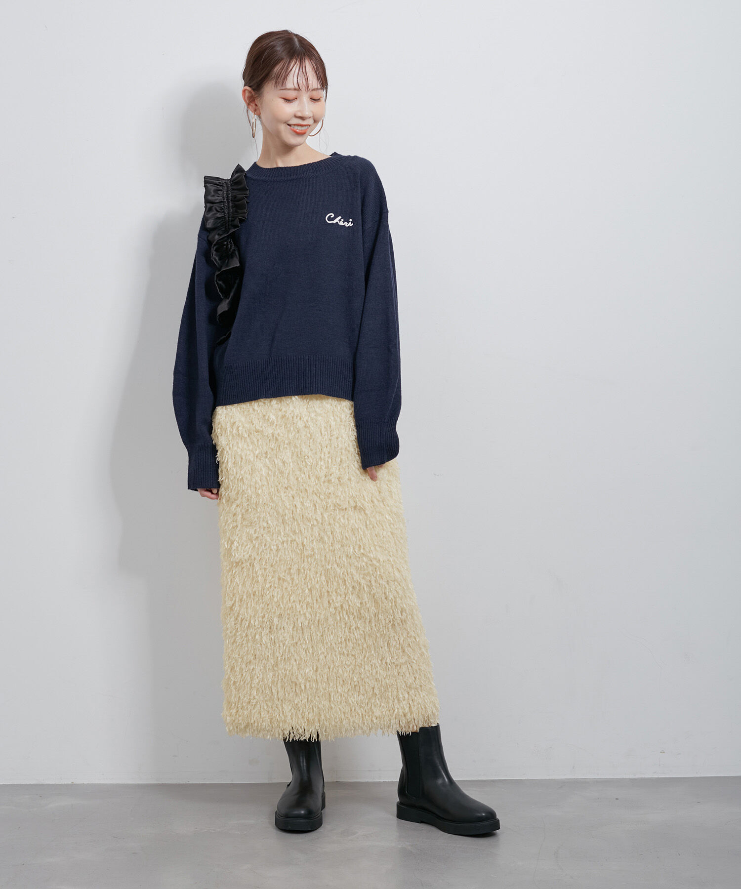 Rope&rsquo;Picnic「テープヤーンアイラインスカート」|スカート|