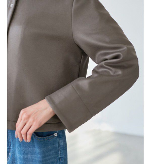 Rope&rsquo;Picnic「マシュマロカーディーブルゾン」|ブルゾン・スタジャン|