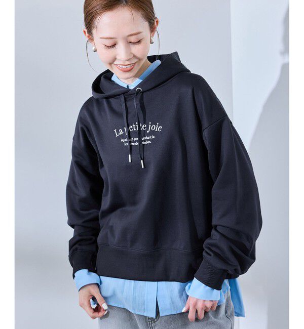 Rope&rsquo;Picnic「アソートロゴ刺繍裏毛フーディー」|パーカー|