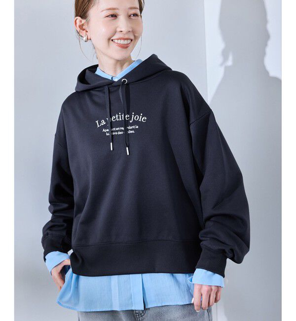 Rope&rsquo;Picnic「アソートロゴ刺繍裏毛フーディー」|パーカー|