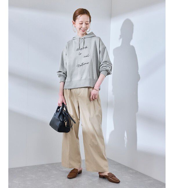 Rope&rsquo;Picnic「アソートロゴ刺繍裏毛フーディー」|パーカー|