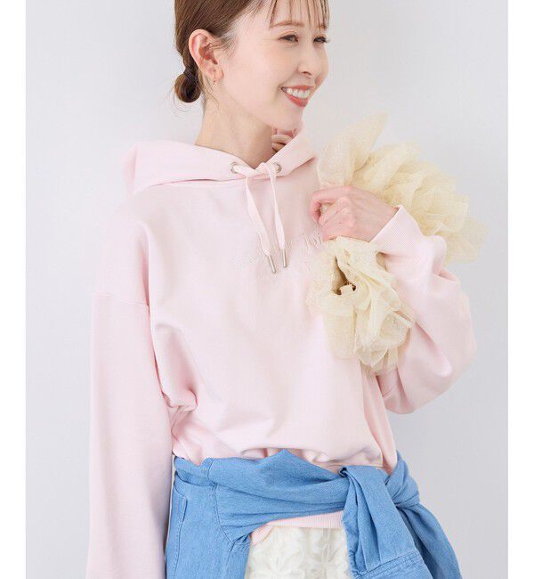 Rope&rsquo;Picnic「アソートロゴ刺繍裏毛フーディー」|パーカー|