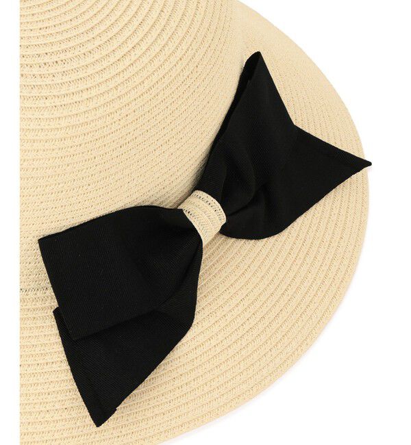 ROPE PICNIC PASSAGE「【UVカット・ウォッシャブル】折り畳みリボンハット」|ハット|