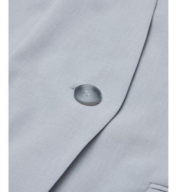 Rope&rsquo;Picnic「リネンライクシリーズ ドライタッチノーラペルジャケット/UVカット」|ノーカラージャケット|