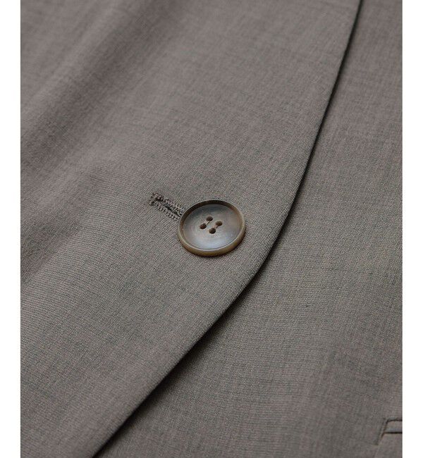 Rope&rsquo;Picnic「リネンライクシリーズ ドライタッチノーラペルジャケット/UVカット」|ノーカラージャケット|