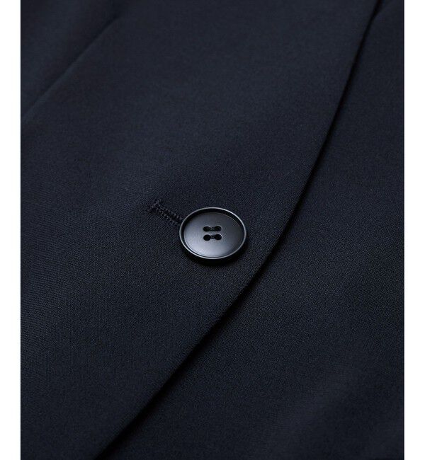 Rope&rsquo;Picnic「リネンライクシリーズ ドライタッチノーラペルジャケット/UVカット」|ノーカラージャケット|