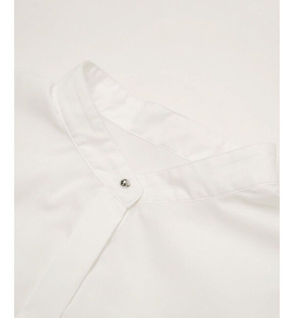 Rope&rsquo;Picnic「【防シワ】リボンフレンチスリーブシャツ」|シャツ・ブラウス|