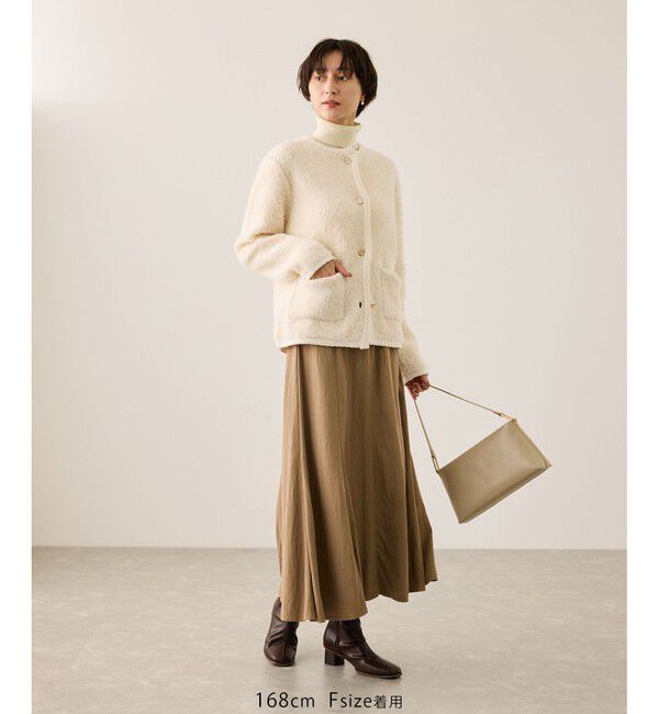 Rope&rsquo;Picnic「ループ編みニットカーディガン」|カーディガン|