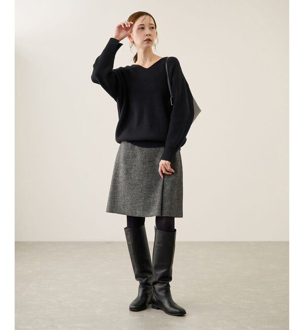 Rope&rsquo;Picnic「【新色追加】スフレニットシリーズ Vネックニットプルオーバー/イージーケア・リンクコーデ」|ニット・セーター|