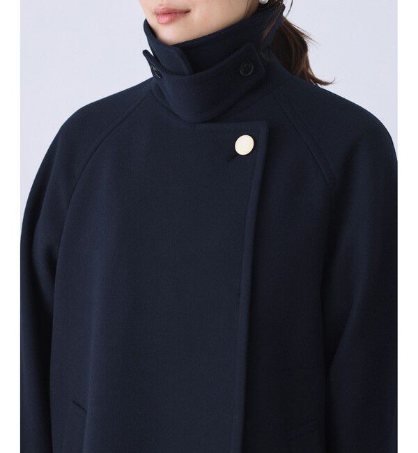 Rope&rsquo;Picnic「ジャージーメルトンシリーズ 金ボタンミドル丈コート/リンクコーデ」|その他|