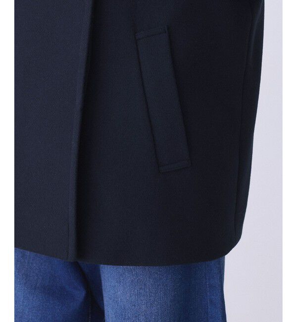 Rope&rsquo;Picnic「ジャージーメルトンシリーズ 金ボタンミドル丈コート/リンクコーデ」|その他|