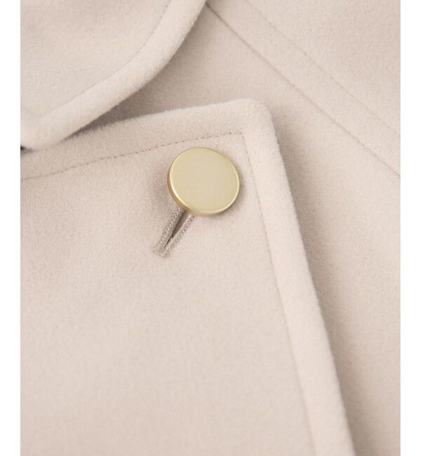 Rope&rsquo;Picnic「ジャージーメルトンシリーズ 金ボタンミドル丈コート/リンクコーデ」|その他|