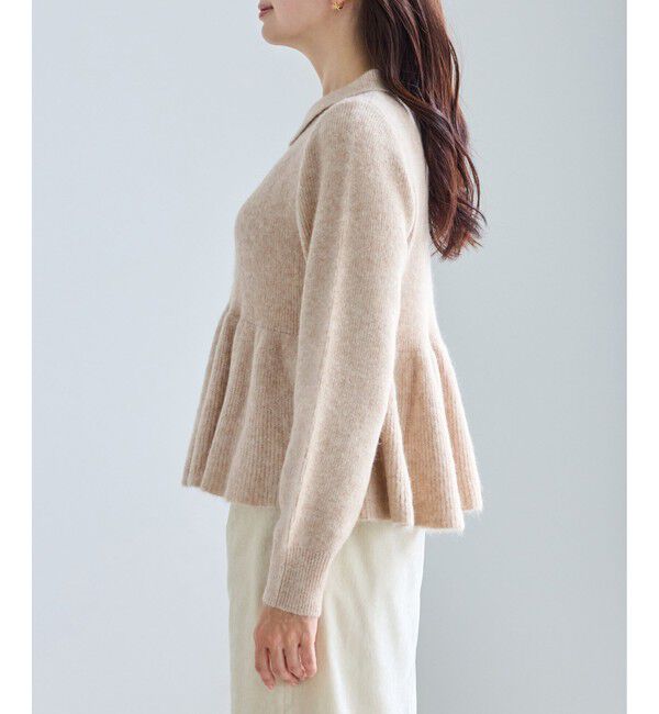 Rope&rsquo;Picnic「アンゴラ混ペプラムニット」|ニット・セーター|