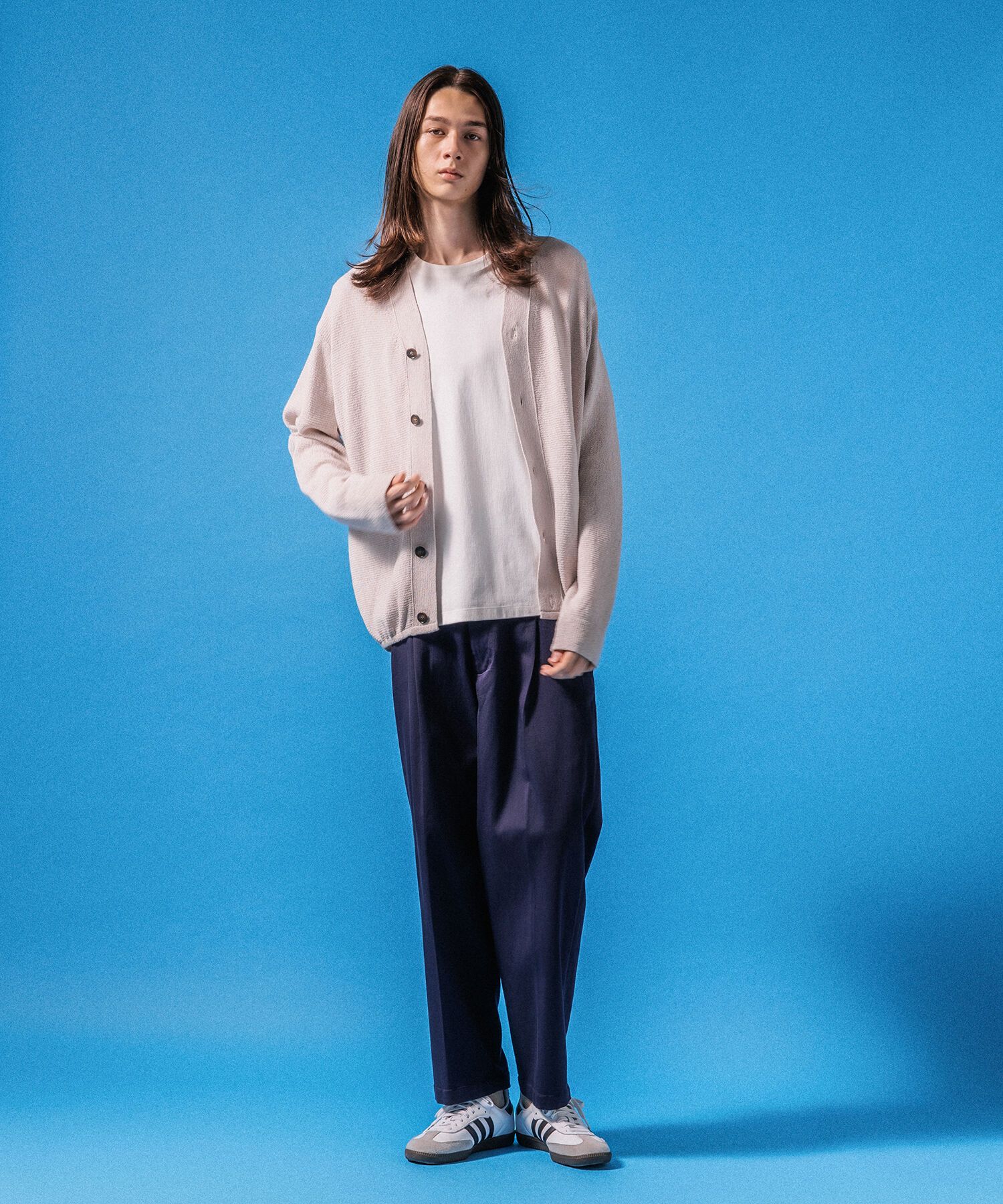 ADAM ET ROPE'「【接触冷感】スタンダード Tシャツ / ロングシーズン着用可能」|Tシャツ・カットソー|