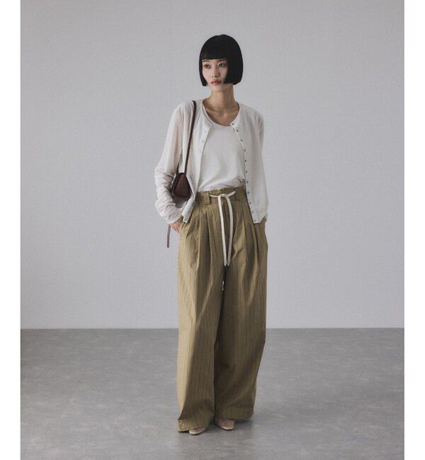 ADAM ET ROPE'「シャツスラックス」|スラックス|