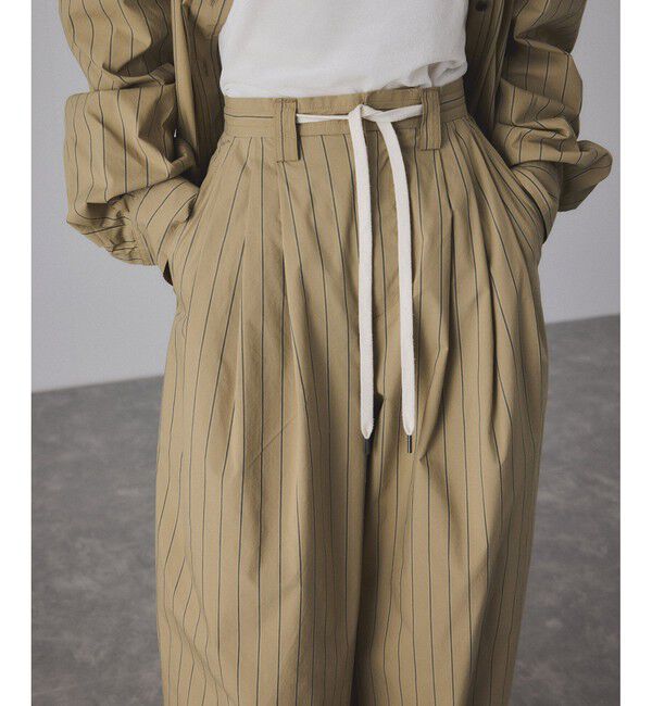 ADAM ET ROPE'「シャツスラックス」|スラックス|