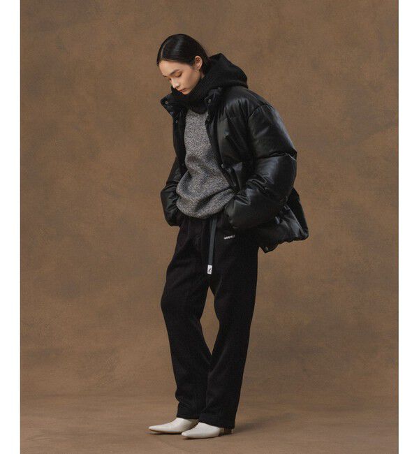 ADAM ET ROPE'「《別注》【AVIREX for ADAM ET ROPE'】レザーダウンジャケット」|ダウン|