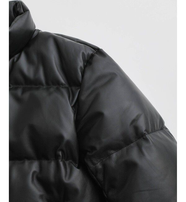 ADAM ET ROPE'「《別注》【AVIREX for ADAM ET ROPE'】レザーダウンジャケット」|ダウン|